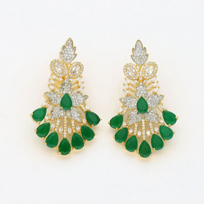 Zirconia Dangler Earrings