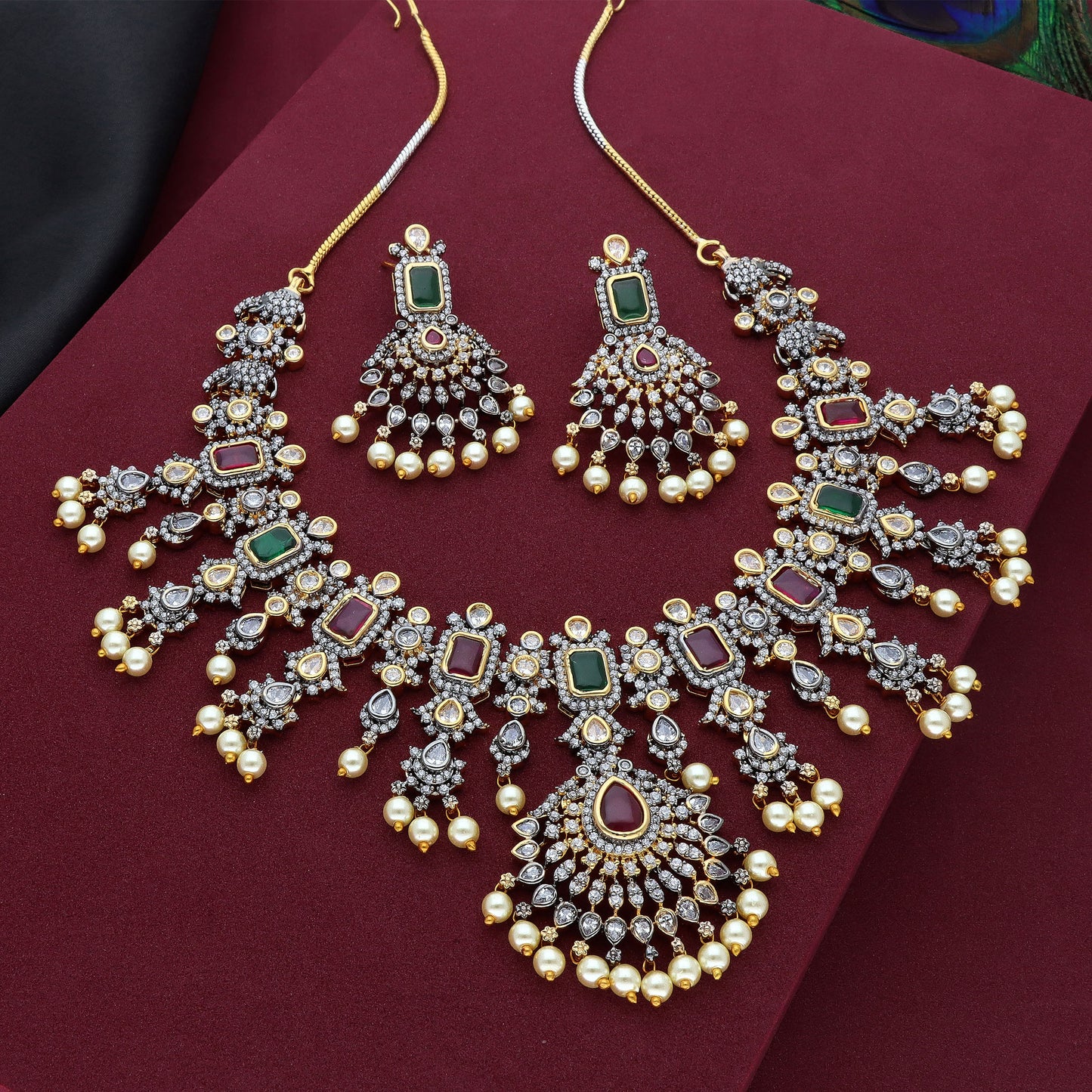 Zirconia Necklace Set
