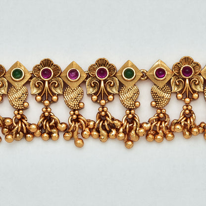 Matt Chain Floral Vaddanam