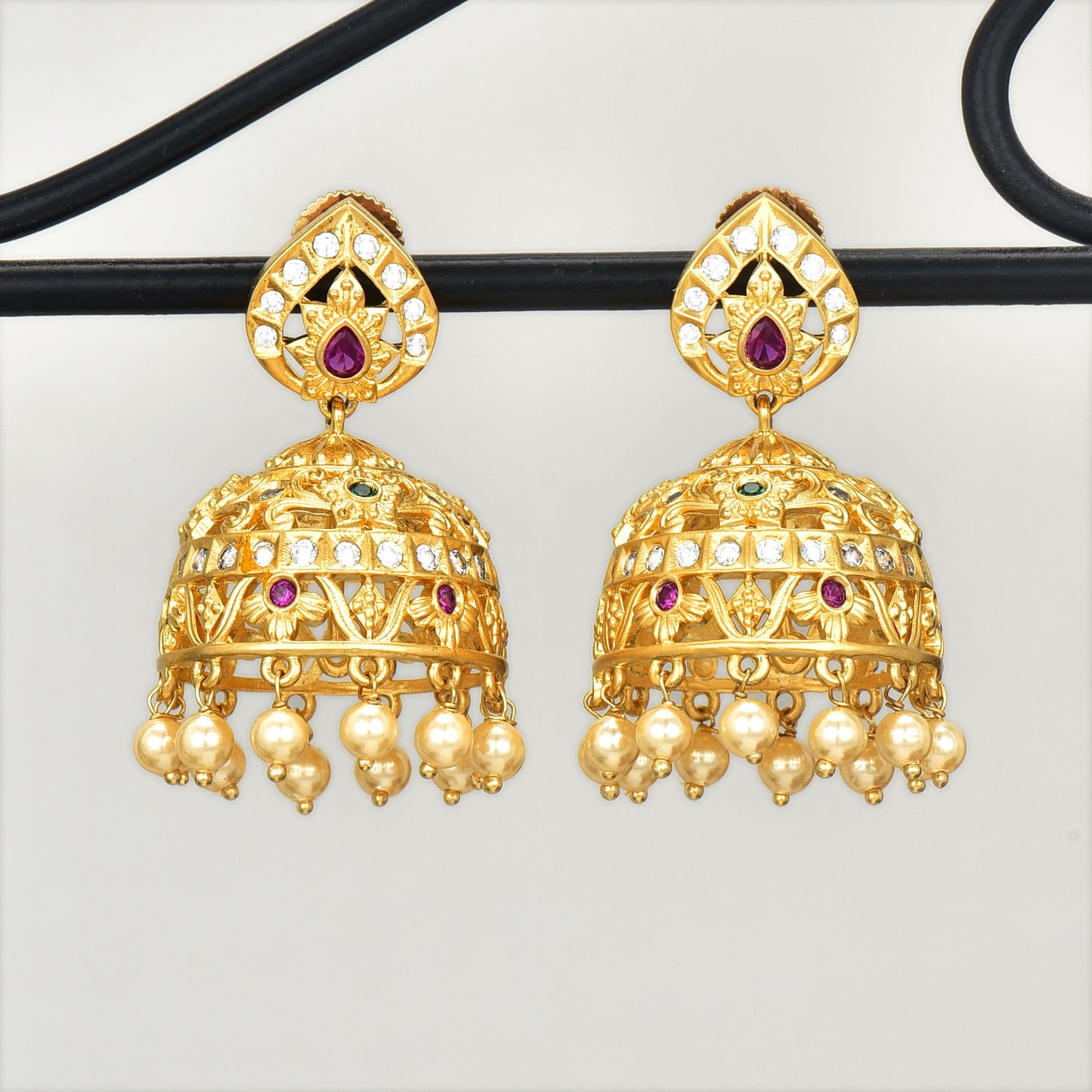 Matt Jhumka Earrings