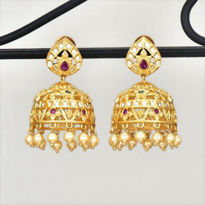 Matt Jhumka Earrings