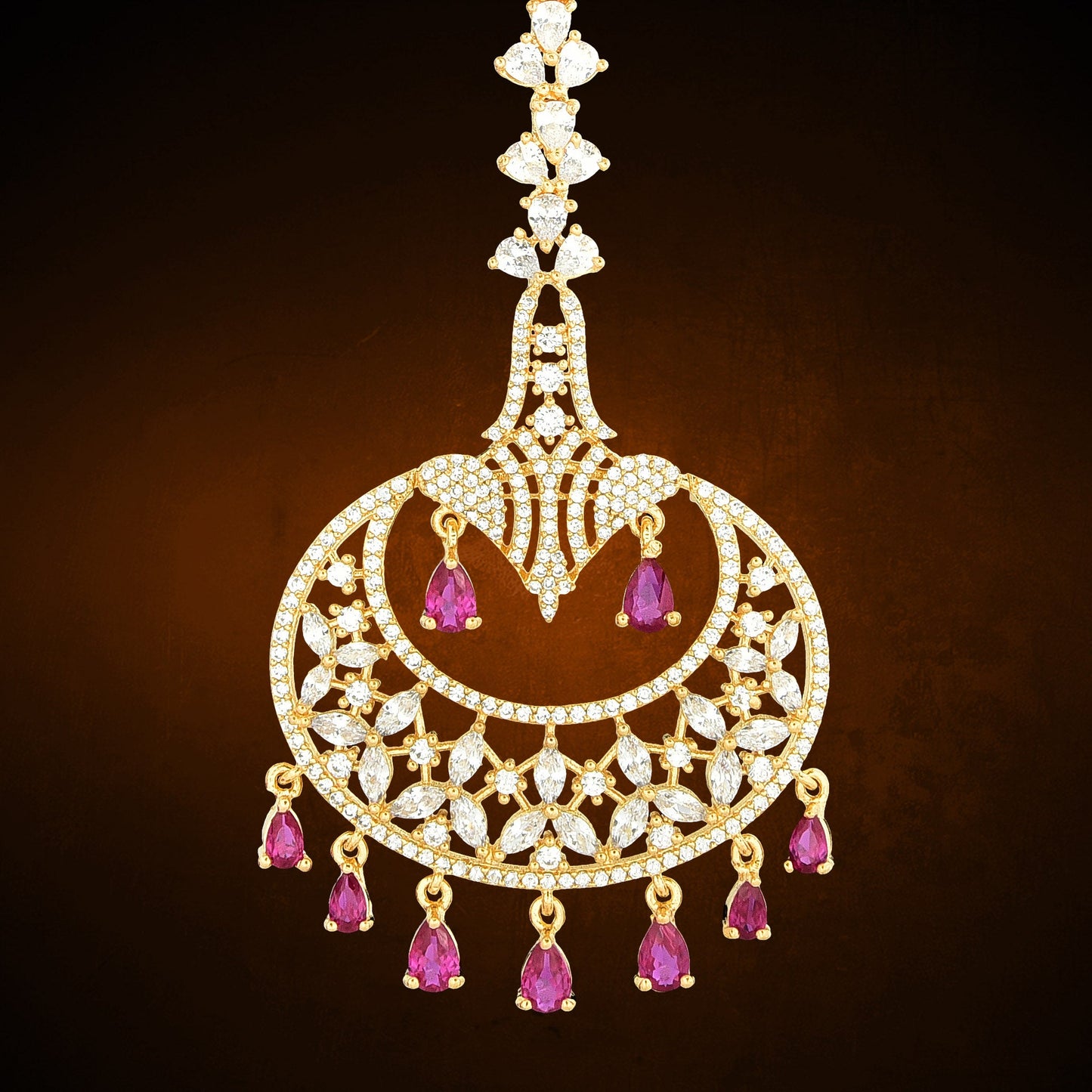 Zirconia Maang Tikka 78268