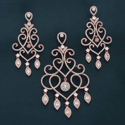 Zirconia Pendant Set