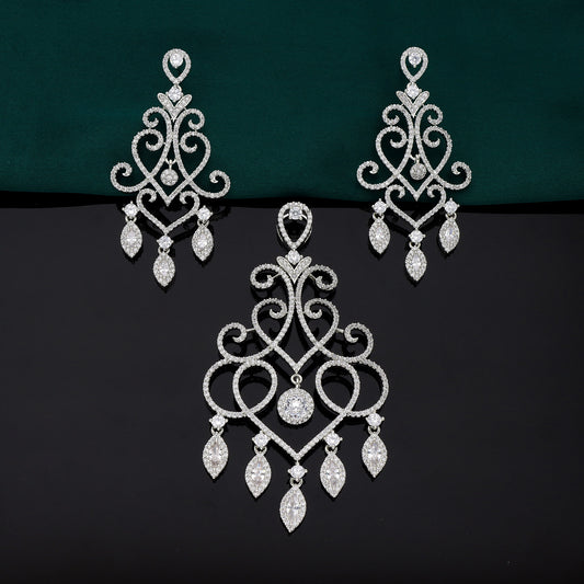 Zirconia Pendant Set