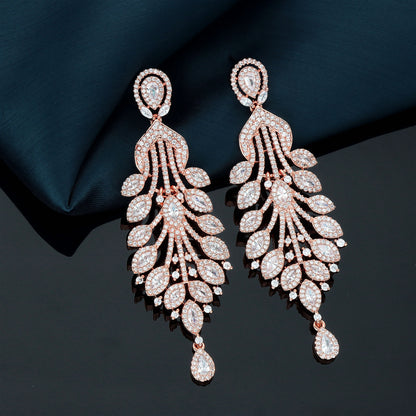 Zirconia Dangler Earrings
