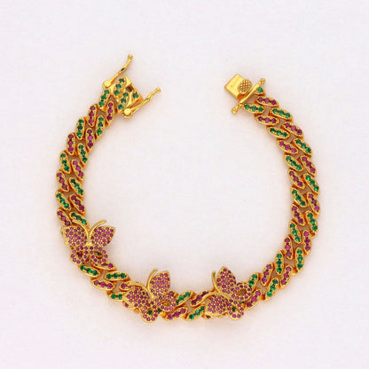 Zirconia Chain Bracelet