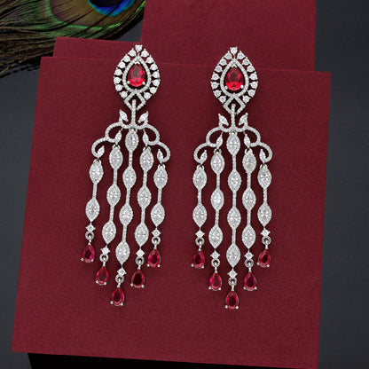 Zirconia  Dangler Earrings