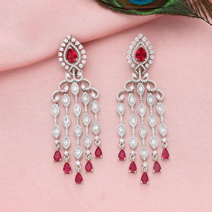Zirconia  Dangler Earrings