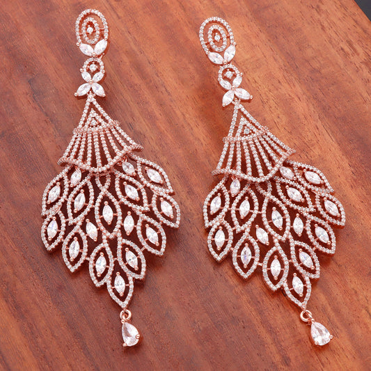 Zirconia Dangler Earrings