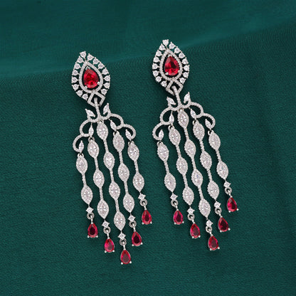 Zirconia  Dangler Earrings