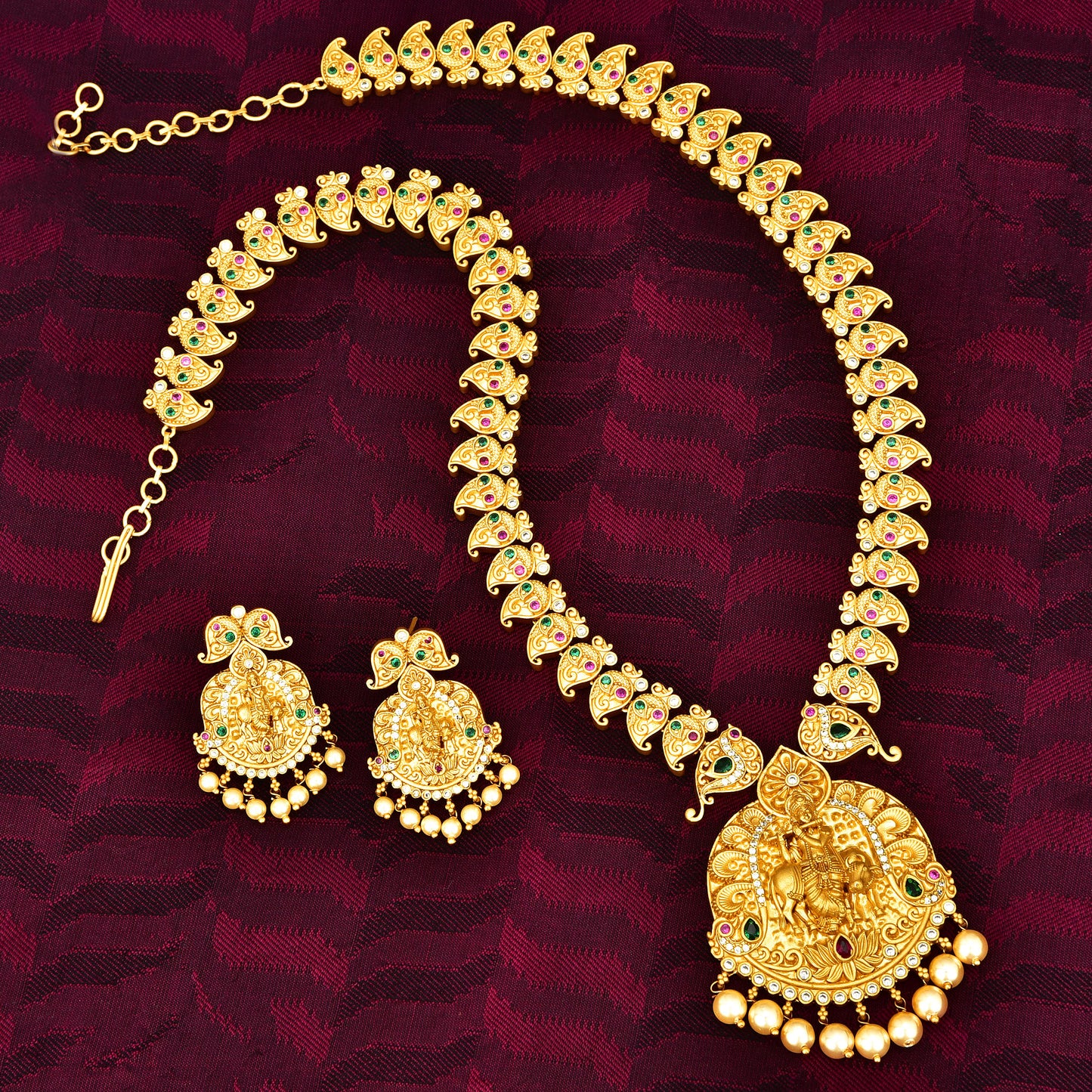 Designer Sree Krishna Zirconia Long Haar