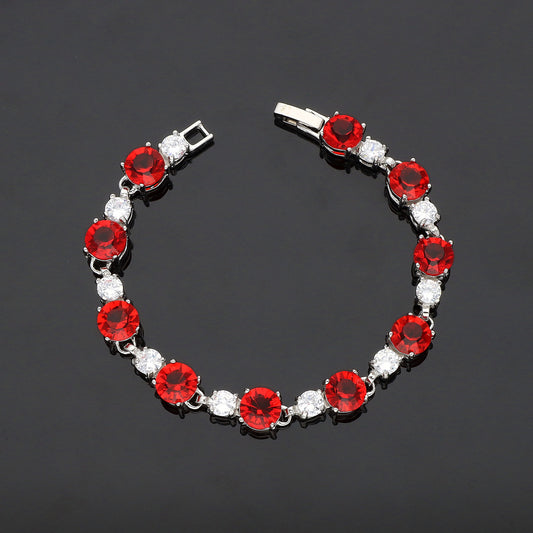 Zirconia Chain Bracelet