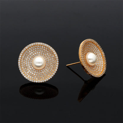 Zirconia Stud Earrings