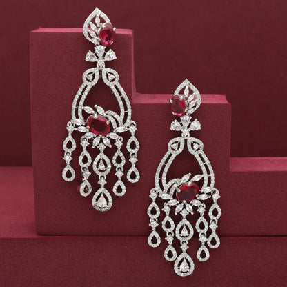 Zirconia Dangler Earrings