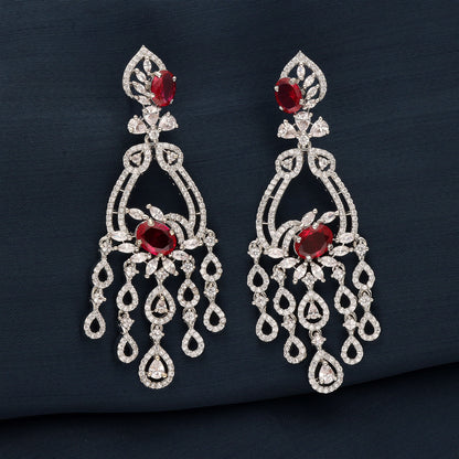 Zirconia Dangler Earrings