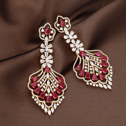 Zirconia Dangler Earrings