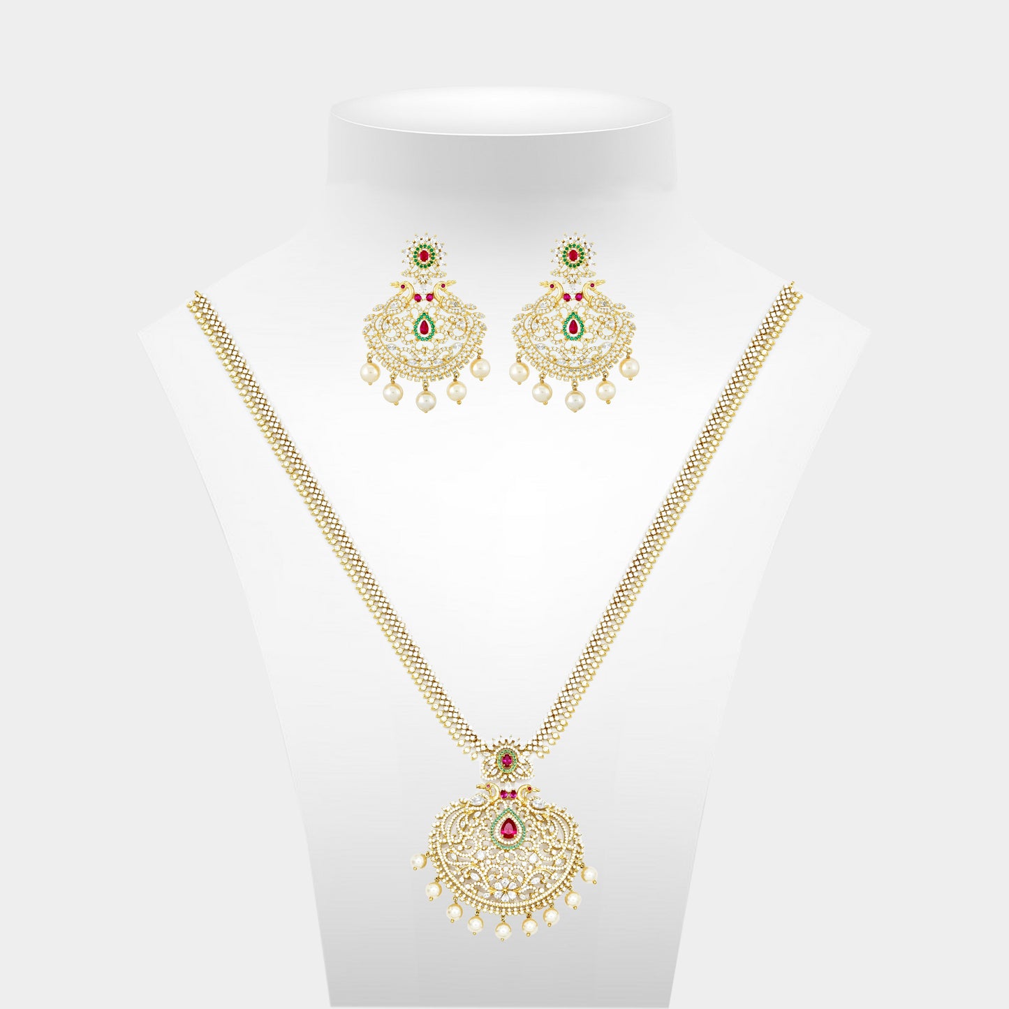 Designer Gold Zirconia Long Haar