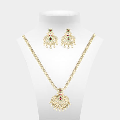 Designer Gold Zirconia Long Haar