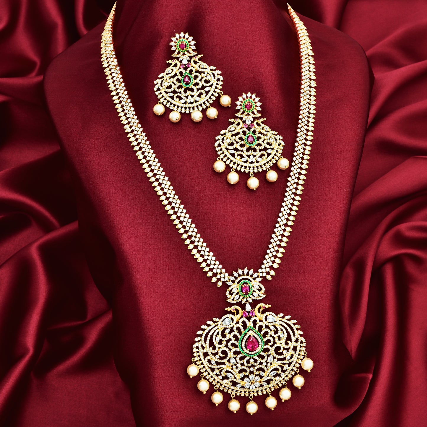 Designer Gold Zirconia Long Haar