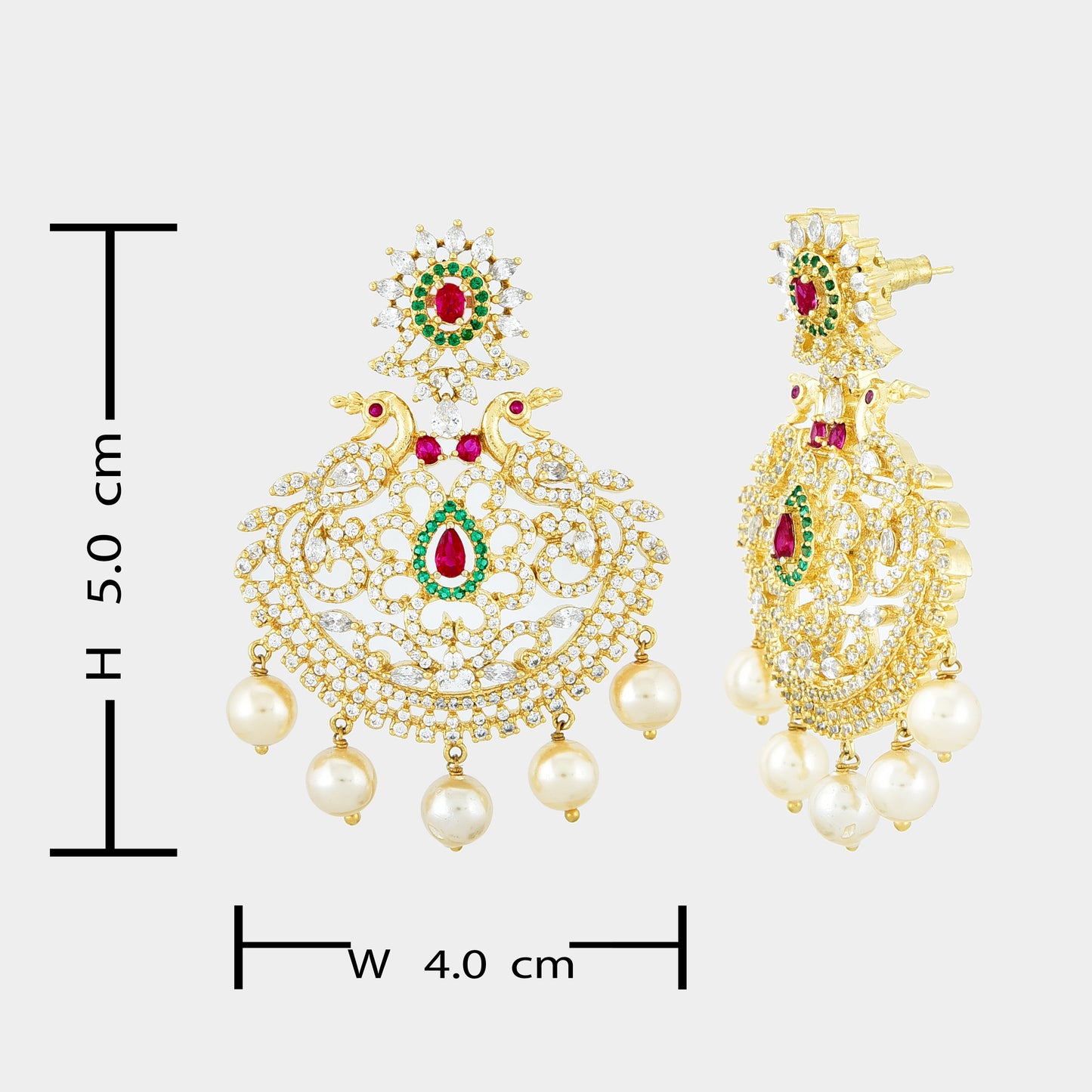 Designer Gold Zirconia Long Haar