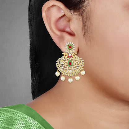 Designer Gold Zirconia Long Haar