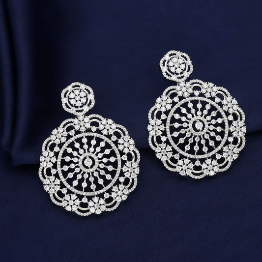 Zirconia Dangler Earrings