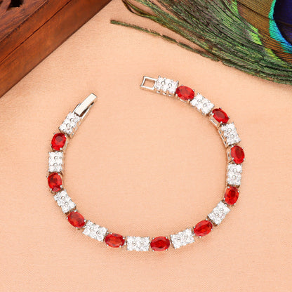 Zirconia Chain Bracelet