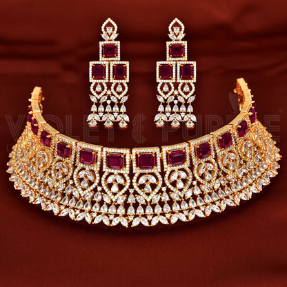 Zirconia Choker Set