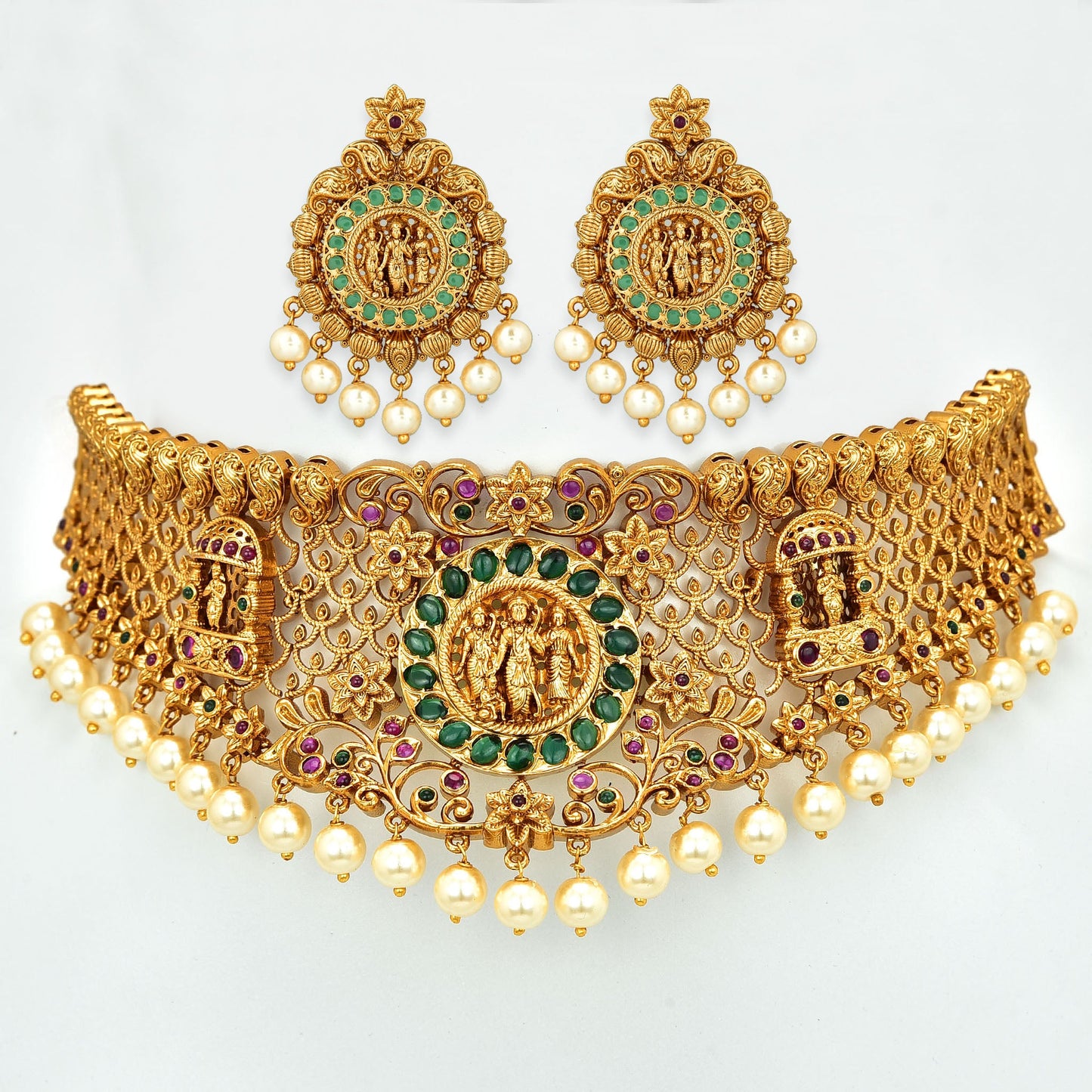 Designer Ramparivar Antique Choker Set 99080