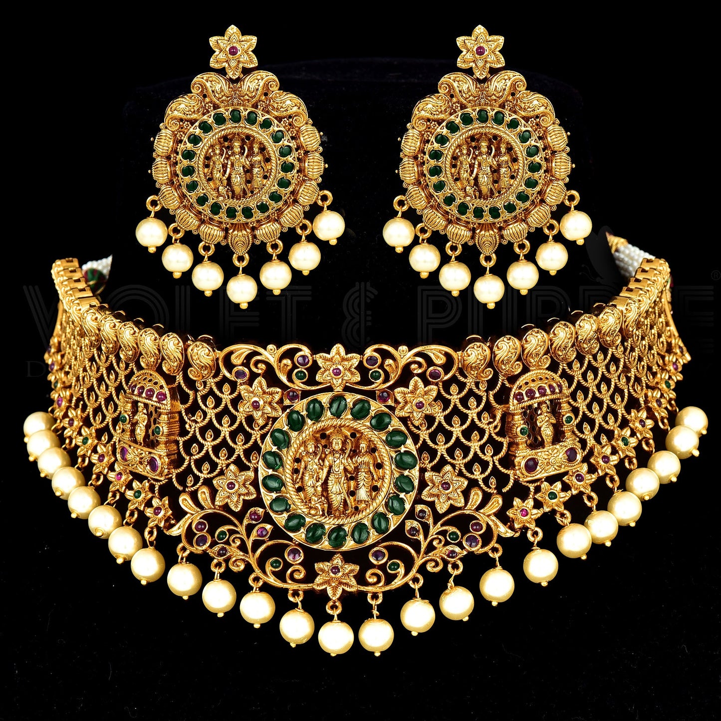 Designer Ramparivar Antique Choker Set 99080