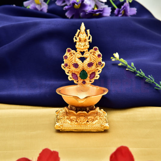 Lakshmi Temple Diya Lamp
